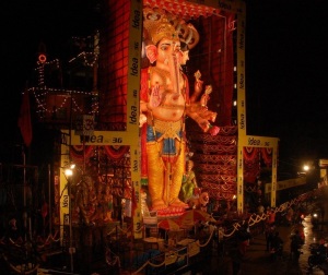 Khairatabad Ganesh Idol 2014